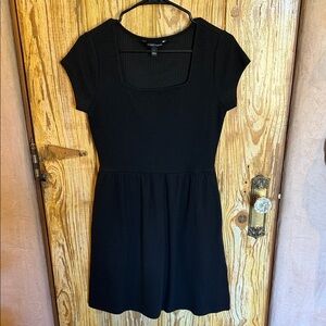 41 Hawthorn Black Square Neck Dress